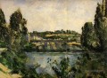 Pont et cascade à Pontoise Paul Cézanne Paysage